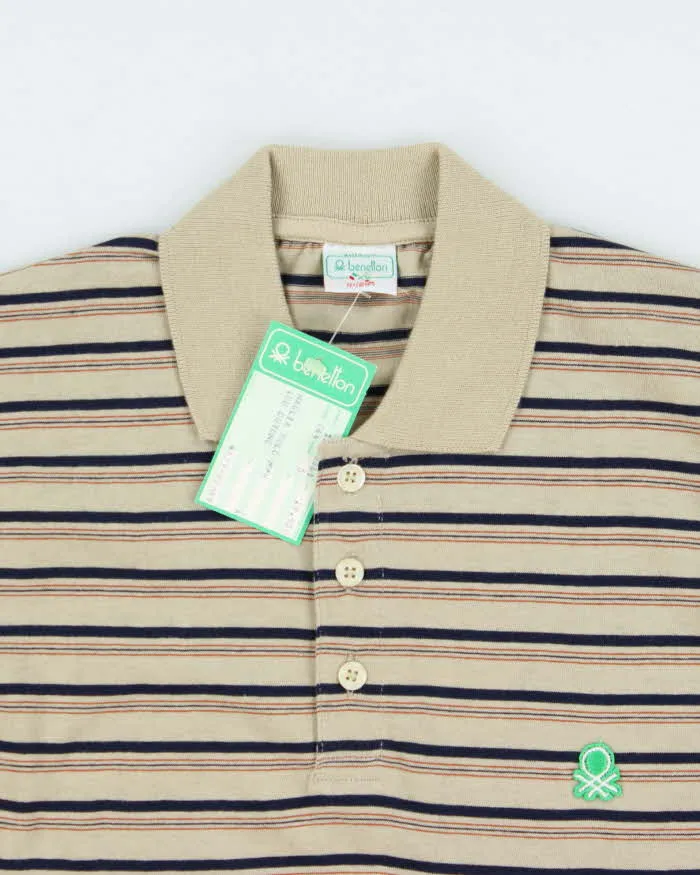 DSWT 1980s Benetton Stripe Polo Shirt - S sold by Rokit product image thumbnail 5