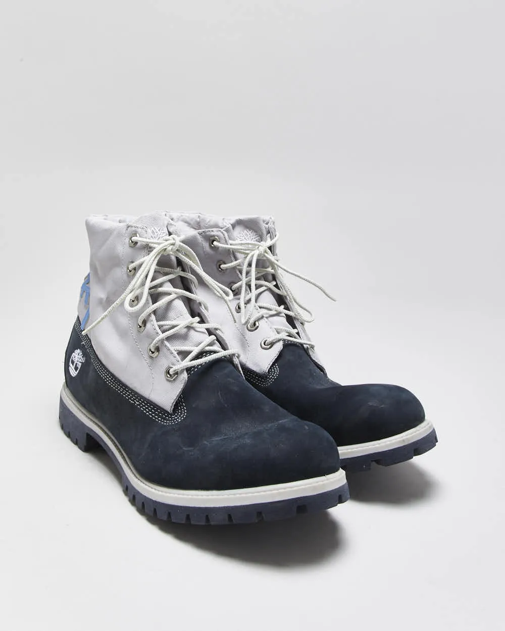 Vintage Y2K 00s Timberland Nubuck Roll Down Ankle Boots - UK12 sold by Rokit