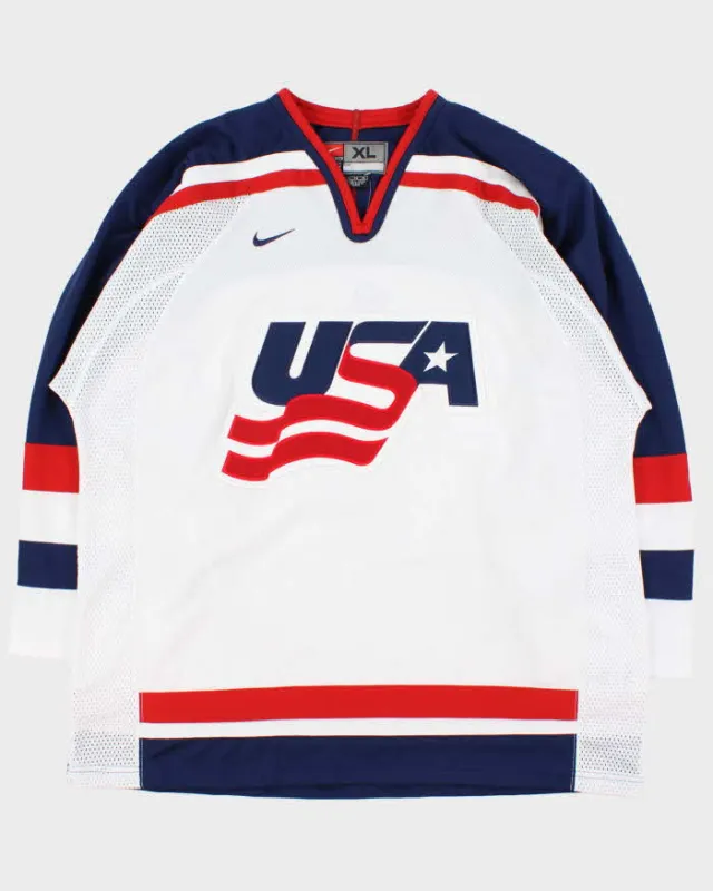 Vintage 2002 Nike Team USA Winter Olympics Ice Hockey Jersey - XL sold by Rokit