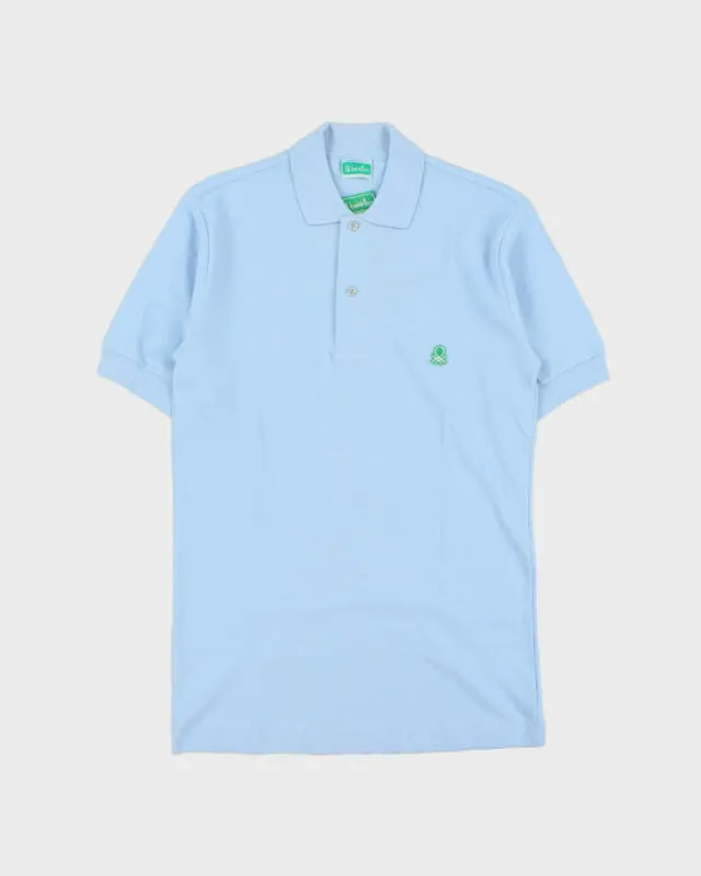 DSWT 1980s Benetton Short Sleeve Polo Shirt - S made by United Colors Of Benetton