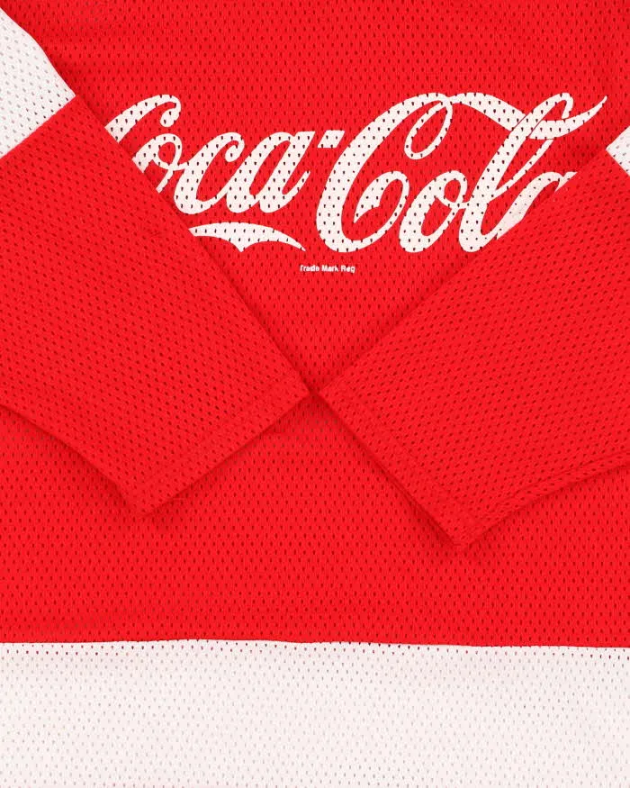 Vintage 1980s Cooper 'Coca Cola' Canadian Amateur Ice Hockey Jersey - L sold by Rokit product image thumbnail 4