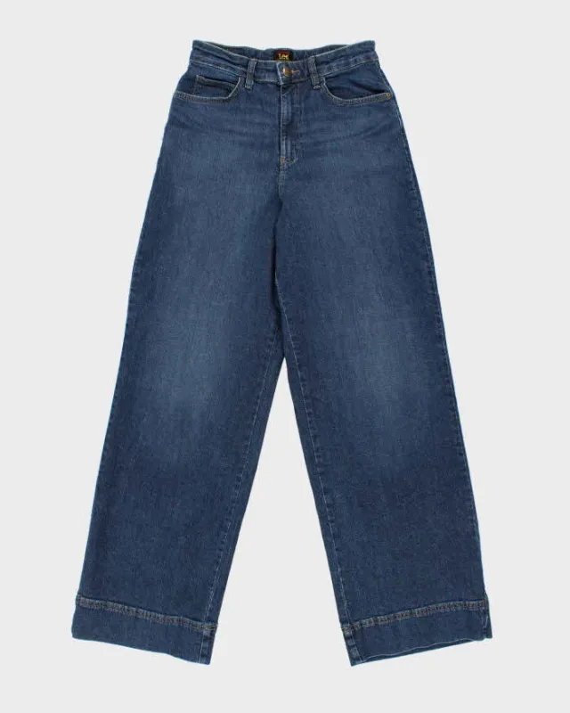 Vintage Y2K 00s Lee Women's High Waisted Ultra Wide Leg Denim Jeans - W29 L34 made by Lee