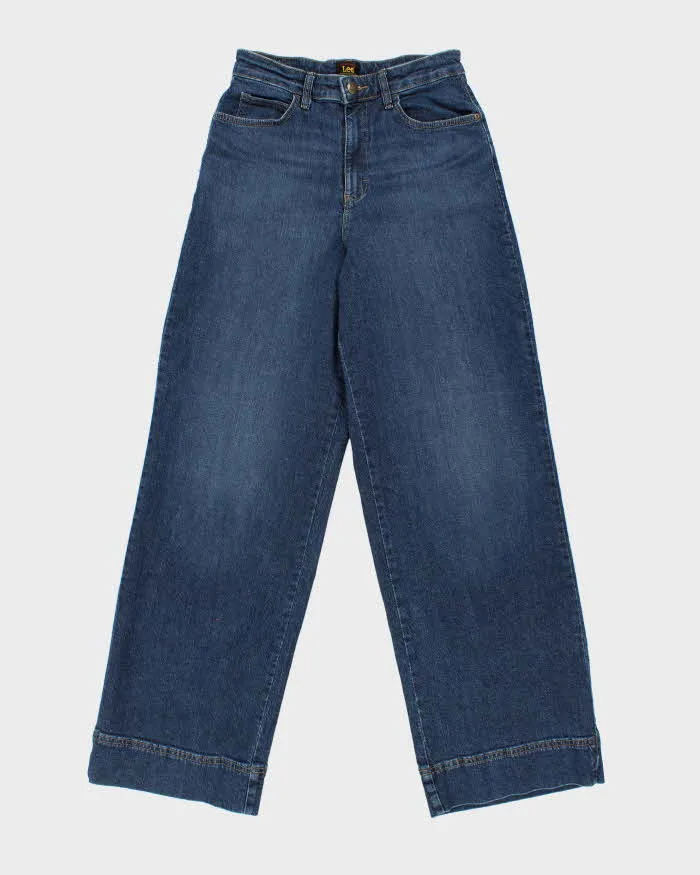 Vintage Y2K 00s Lee Women's High Waisted Ultra Wide Leg Denim Jeans - W29 L34 sold by Rokit