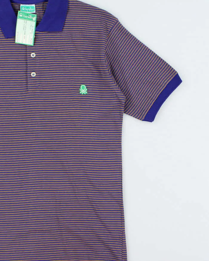 DSWT 1980s Benetton Stripe Polo Shirt - M sold by Rokit product image thumbnail 3