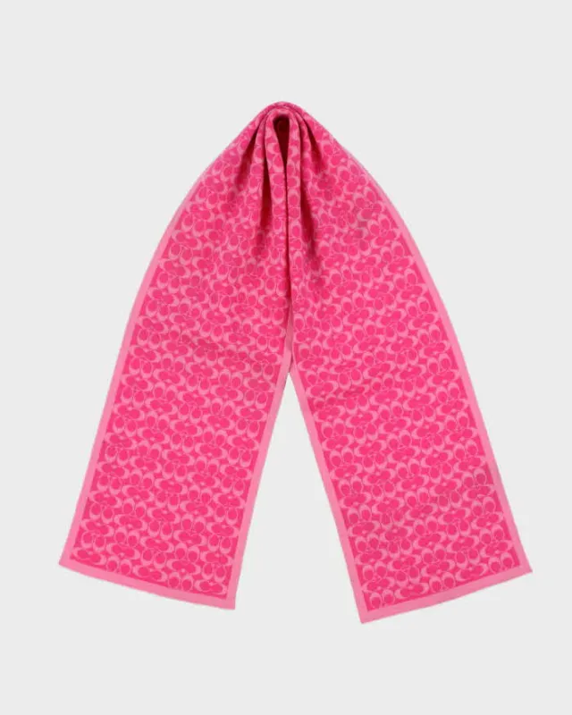 Vintage Y2k 00s Coach Merino Wool Scarf sold by Rokit