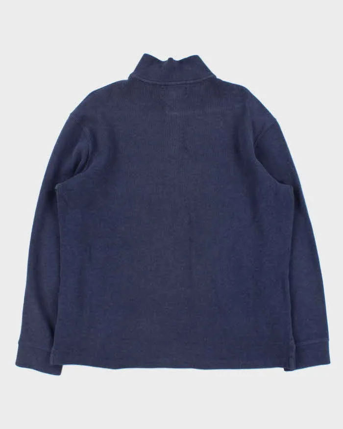 Vintage Y2K 00s Polo Ralph Lauren Classic Quarter-Zip Sweatshirt - L sold by Rokit product image thumbnail 2