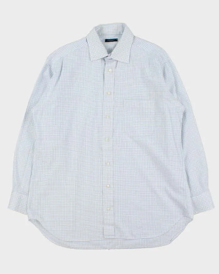 Vintage Y2K 00s Burberry Made In USA Window Pane Check Long Sleeve Shirt - L sold by Rokit