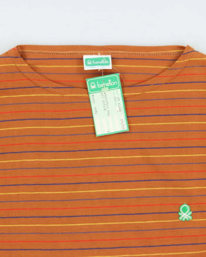 DSWT 1980s Benetton Stripe Long Sleeve T-shirt - M sold by Rokit product image thumbnail 5