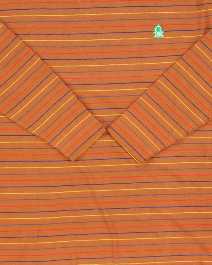 DSWT 1980s Benetton Stripe Long Sleeve T-shirt - M sold by Rokit product image thumbnail 4