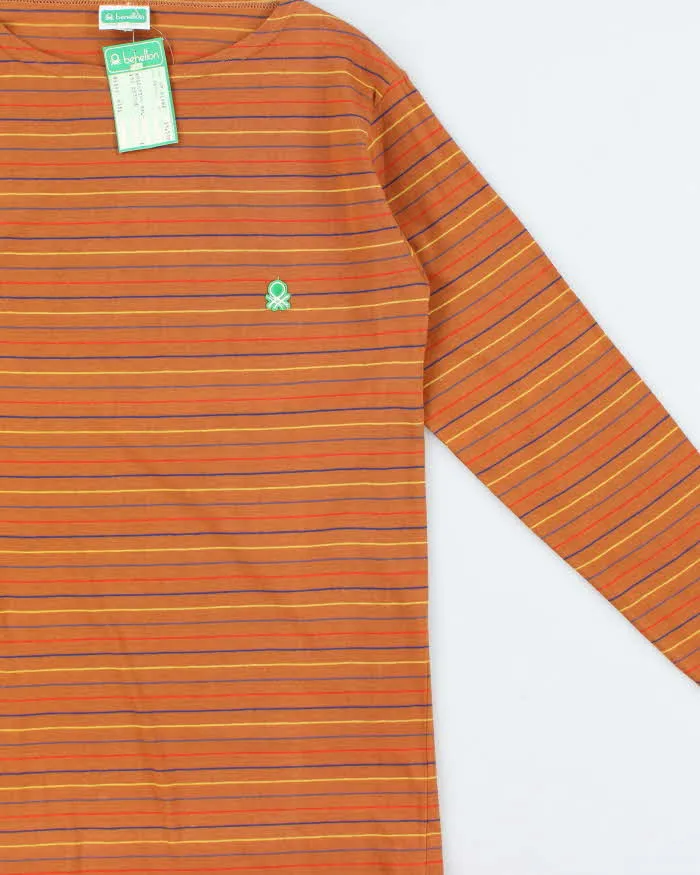 DSWT 1980s Benetton Stripe Long Sleeve T-shirt - M sold by Rokit product image thumbnail 3