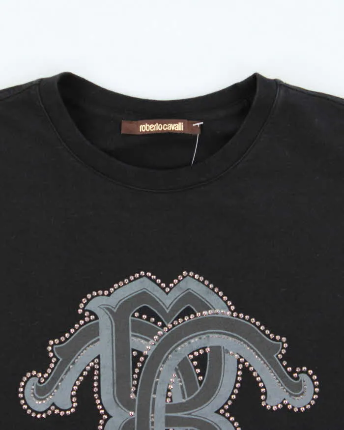 Vintage Y2K 00s Roberto Cavalli Embellished Rhinestone Crewneck Sweatshirt - XXL sold by Rokit product image thumbnail 5