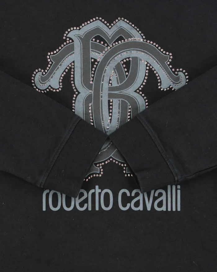 Vintage Y2K 00s Roberto Cavalli Embellished Rhinestone Crewneck Sweatshirt - XXL sold by Rokit product image thumbnail 4