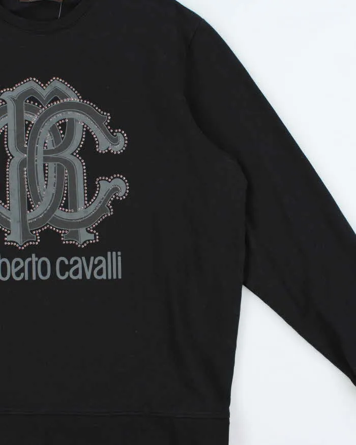 Vintage Y2K 00s Roberto Cavalli Embellished Rhinestone Crewneck Sweatshirt - XXL sold by Rokit product image thumbnail 3