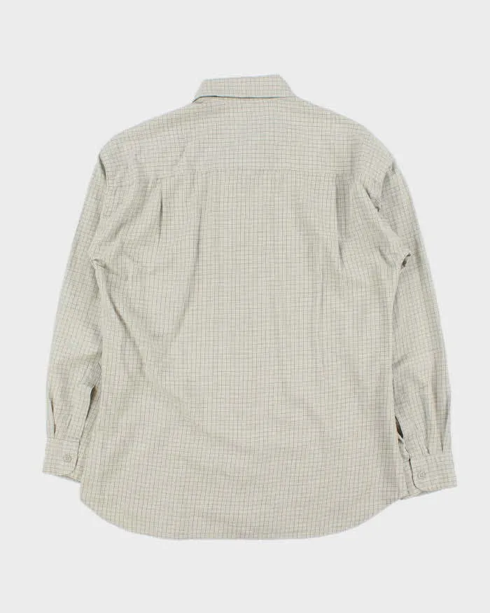 Vintage 1990s Giorgio Armani Le Collezioni Window Pane Check Long Sleeve Shirt - L sold by Rokit product image thumbnail 2