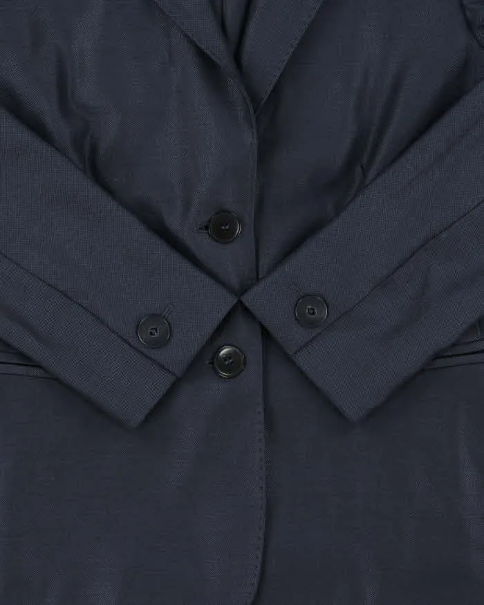 Vintage Y2K 00s MaxMara Silk Wool Blend Women's Single Breasted Blazer - S sold by Rokit product image thumbnail 4