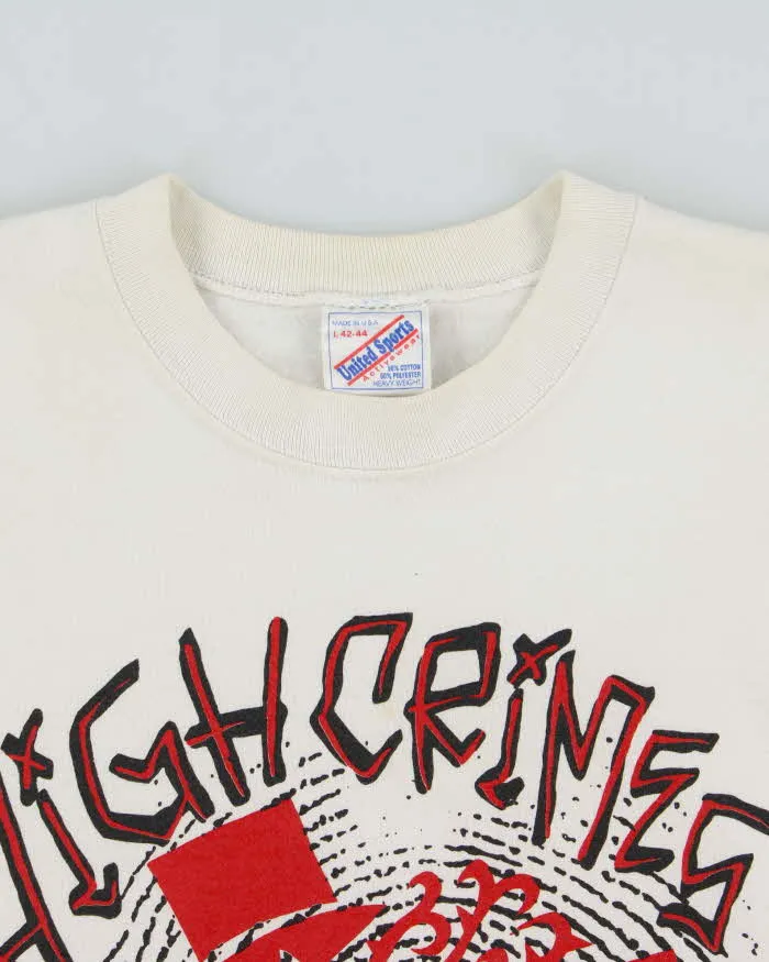 Vintage 1990s United Sports Made In USA Crime Inc. Crewneck Sweatshirt - L sold by Rokit product image thumbnail 5