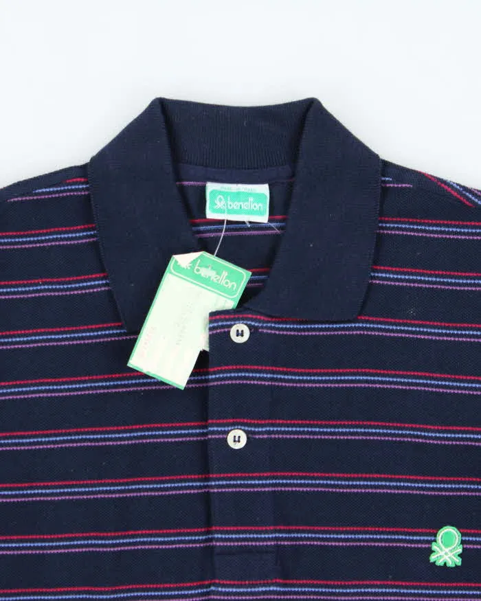 DSWT 1980s Benetton Stripe Polo Shirt - M sold by Rokit product image thumbnail 5