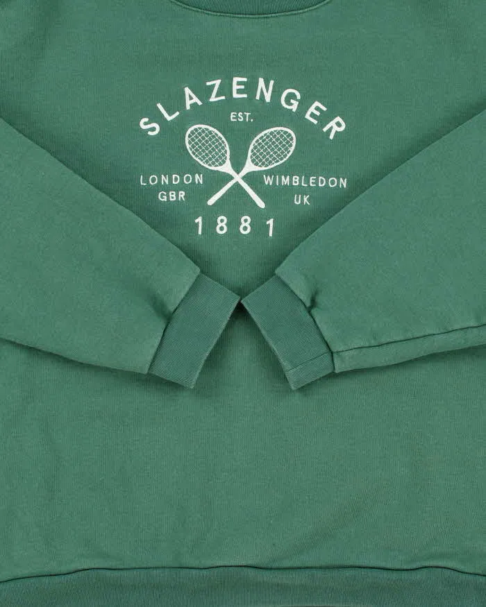 Vintage Y2K 00s Slazenger Embroidered Women's Crewneck Sweatshirt - M sold by Rokit product image thumbnail 4