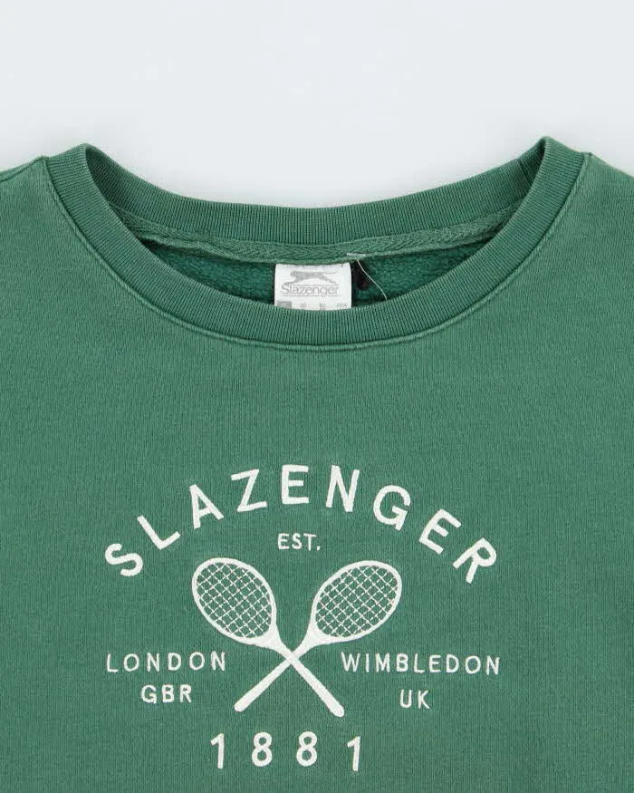 Vintage Y2K 00s Slazenger Embroidered Women's Crewneck Sweatshirt - M sold by Rokit product image thumbnail 5