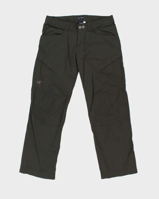 Vintage Y2K 00s Arc'teryx Wide Leg Khaki Cargo Tech Trousers - W36 L32 sold by Rokit