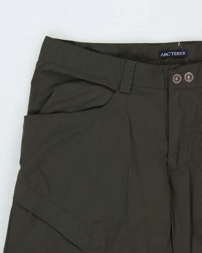 Vintage Y2K 00s Arc'teryx Wide Leg Khaki Cargo Tech Trousers - W36 L32 sold by Rokit product image thumbnail 3