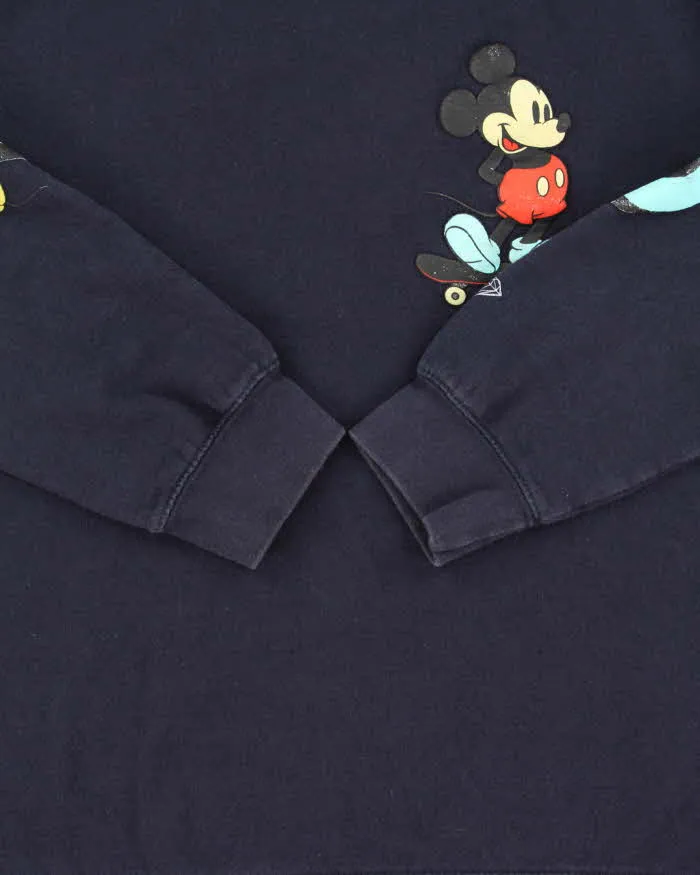 Vintage Disney x Diamond Supply Co. Micky Mouse Crewneck Sweatshirt - S sold by Rokit product image thumbnail 4