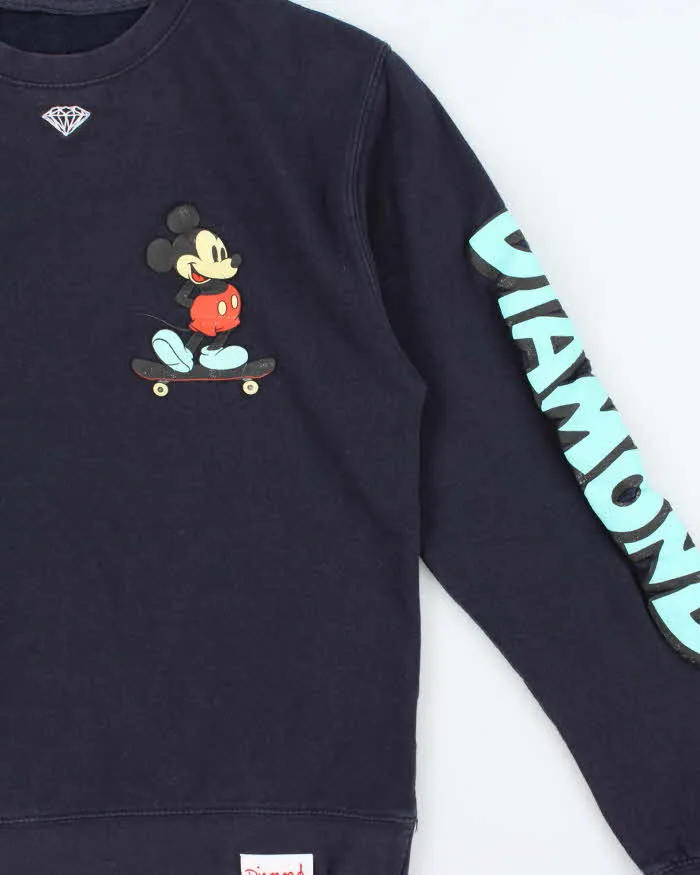 Vintage Disney x Diamond Supply Co. Micky Mouse Crewneck Sweatshirt - S sold by Rokit product image thumbnail 3
