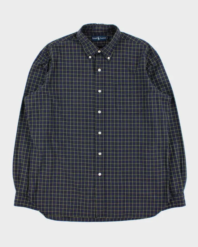 Vintage Y2K 00s Ralph Lauren Tartan Long Sleeve Shirt - XL made by Ralph Lauren