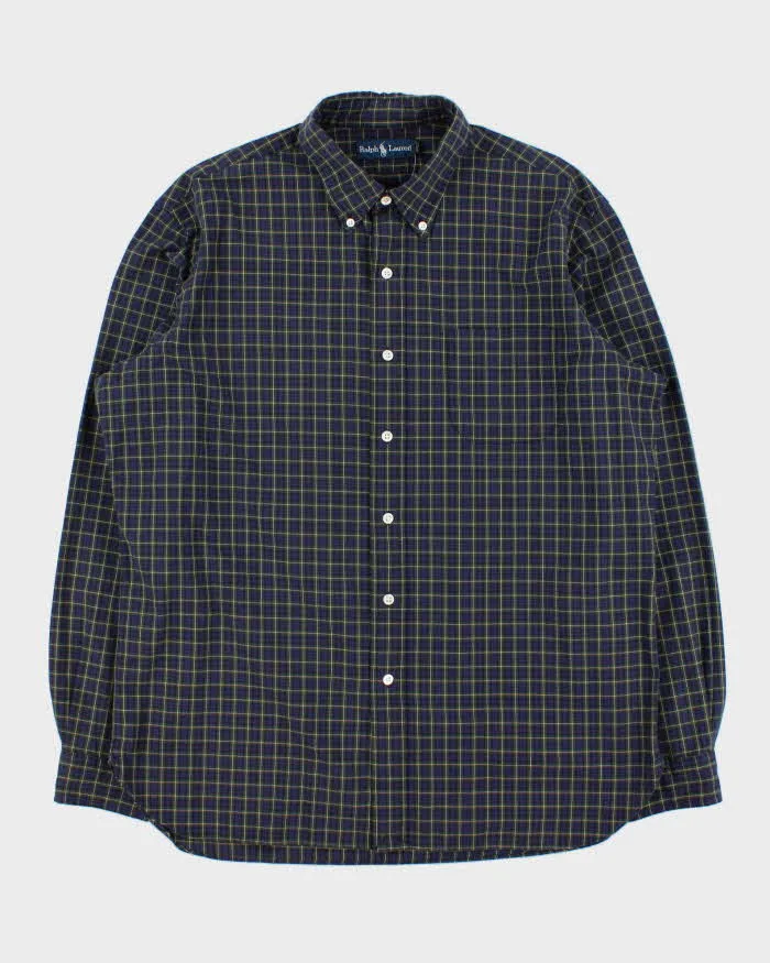 Vintage Y2K 00s Ralph Lauren Tartan Long Sleeve Shirt - XL sold by Rokit