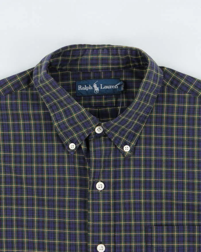 Vintage Y2K 00s Ralph Lauren Tartan Long Sleeve Shirt - XL sold by Rokit product image thumbnail 5