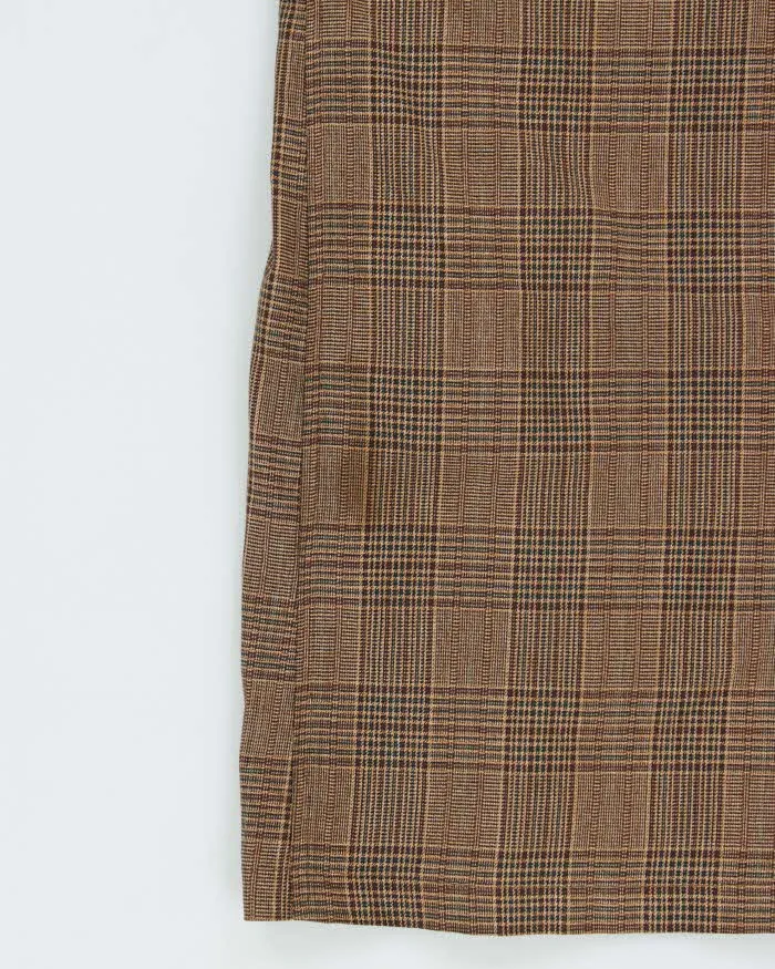 Vintage 1970s London Fog Wool Layer Lined Glen Check Over Coat - L sold by Rokit product image thumbnail 5