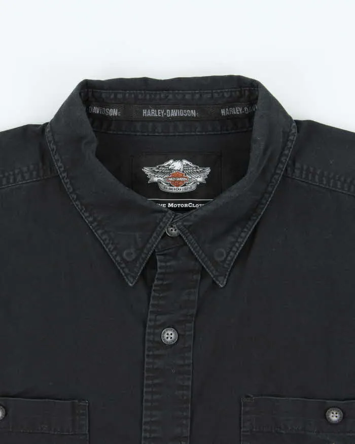 Vintage Harley Davidson Embroidered Flame Long Sleeve Shirt - XL sold by Rokit product image thumbnail 5