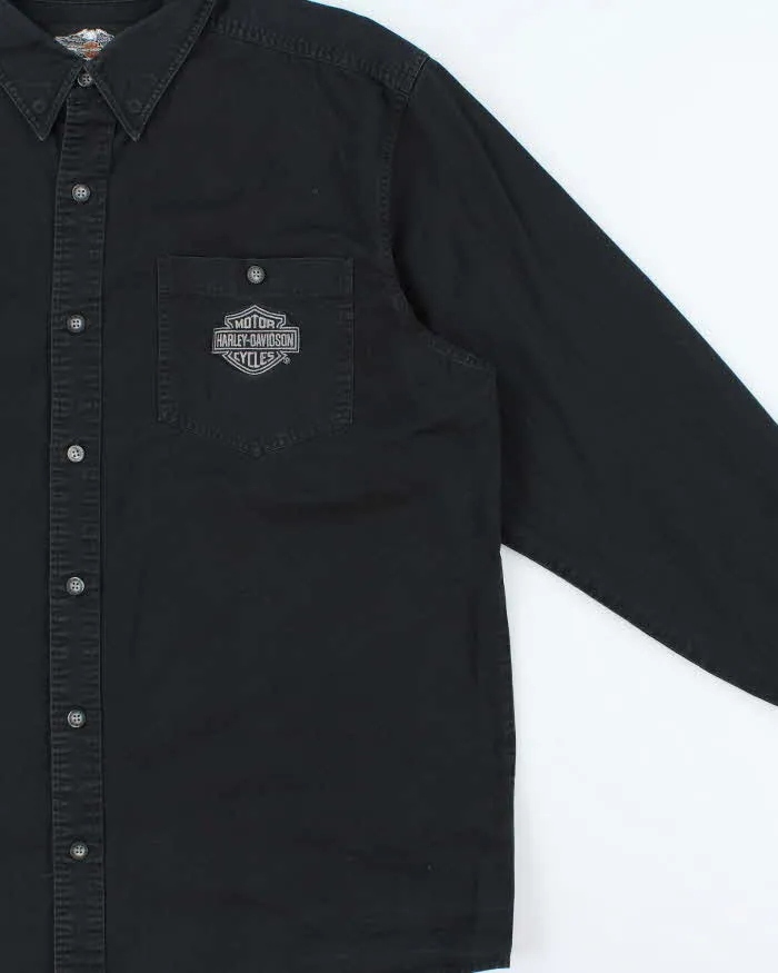 Vintage Harley Davidson Embroidered Flame Long Sleeve Shirt - XL sold by Rokit product image thumbnail 3