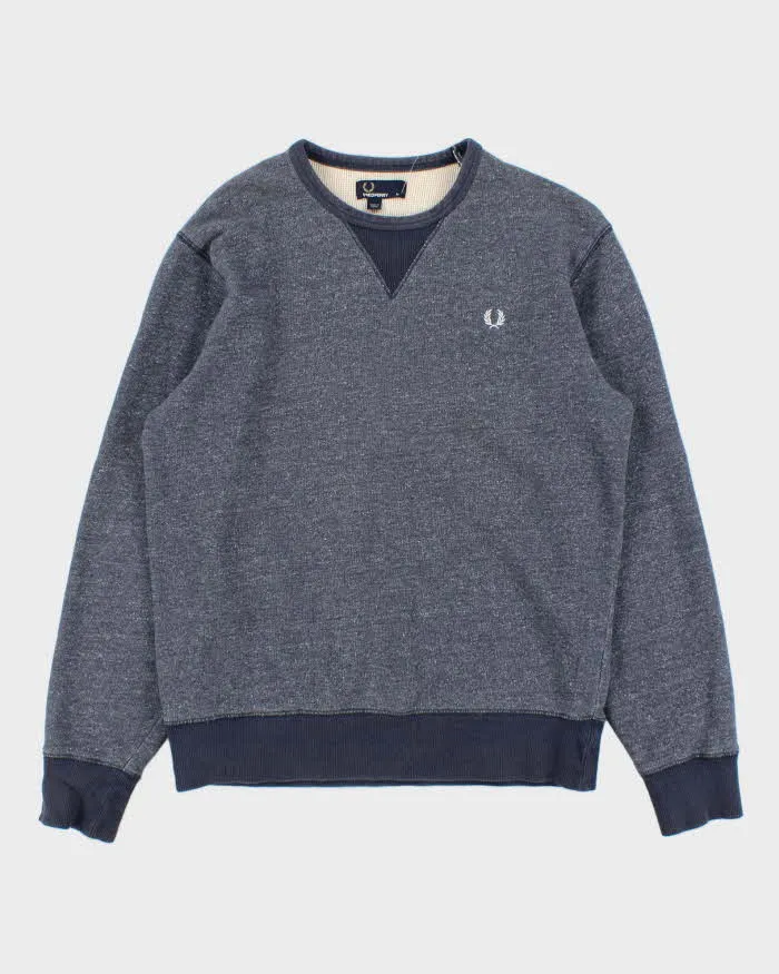 Vintage Y2K 00s Fred Perry Heavyweight Crewneck Sweatshirt - M sold by Rokit