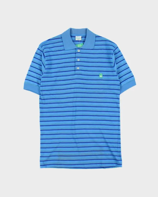 DSWT 1980s Benetton Stripe Polo Shirt - S sold by Rokit
