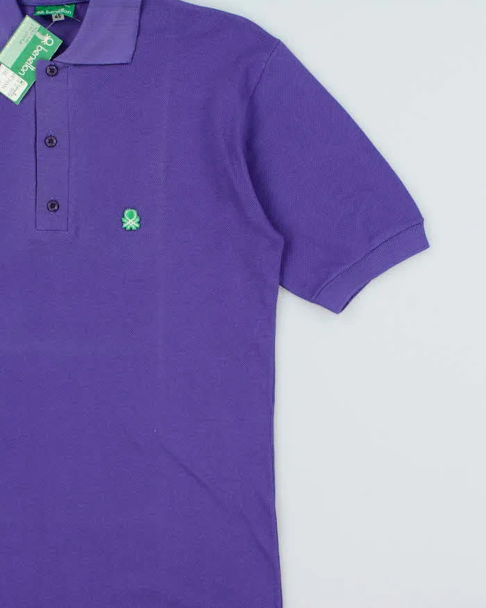 DSWT 1980s Benetton Short Sleeve Polo Shirt - M sold by Rokit product image thumbnail 3
