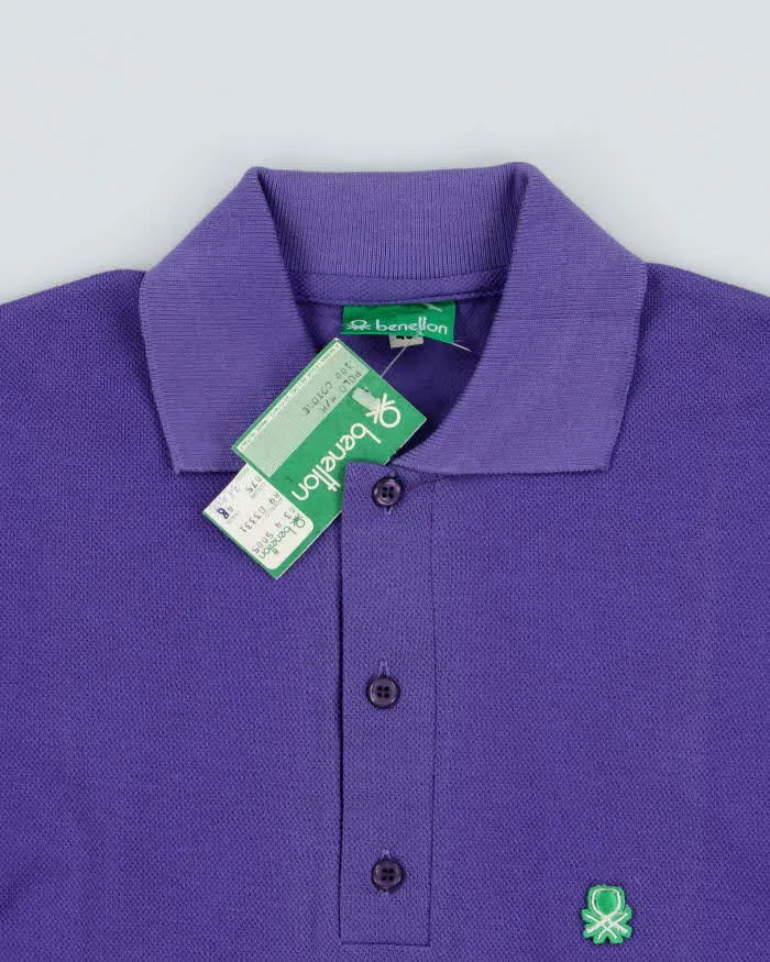 DSWT 1980s Benetton Short Sleeve Polo Shirt - M sold by Rokit product image thumbnail 5