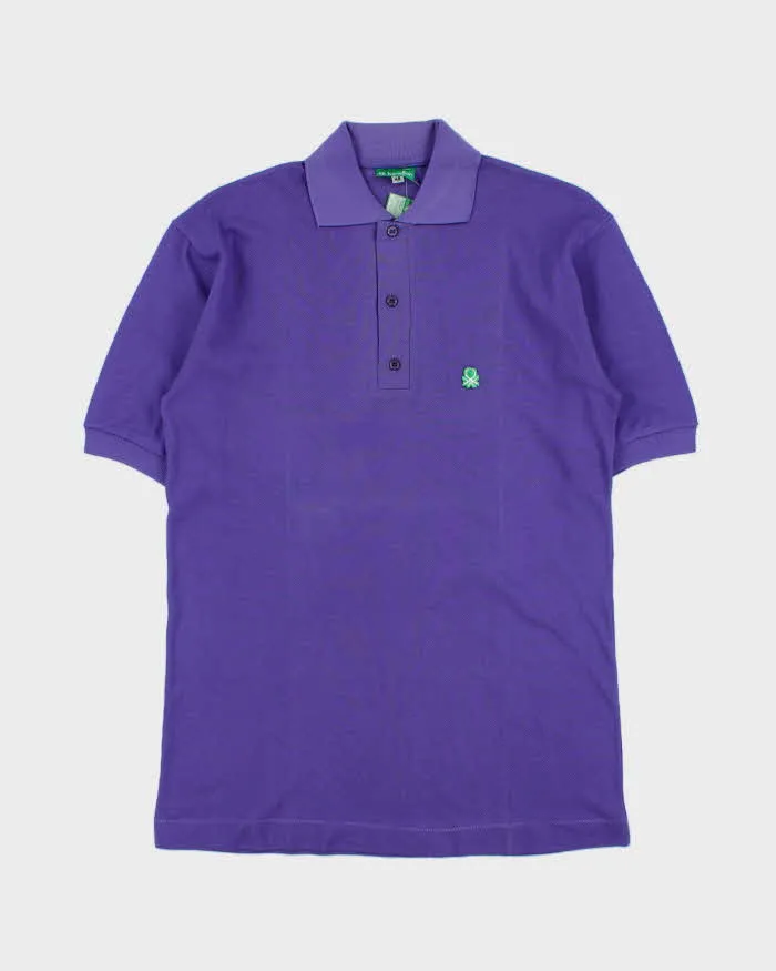 DSWT 1980s Benetton Short Sleeve Polo Shirt - M sold by Rokit