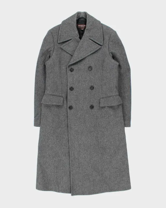 AW2018 Michael Kors Main Line Made In Italy Wool Double Breasted Over Coat - M made by Michael Kors