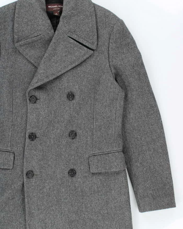 AW2018 Michael Kors Main Line Made In Italy Wool Double Breasted Over Coat - M sold by Rokit product image thumbnail 3