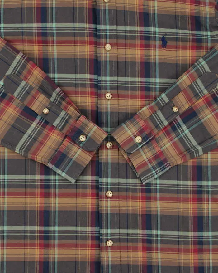 Vintage Ralph Lauren Plaid Long Sleeve Shirt - M sold by Rokit product image thumbnail 4
