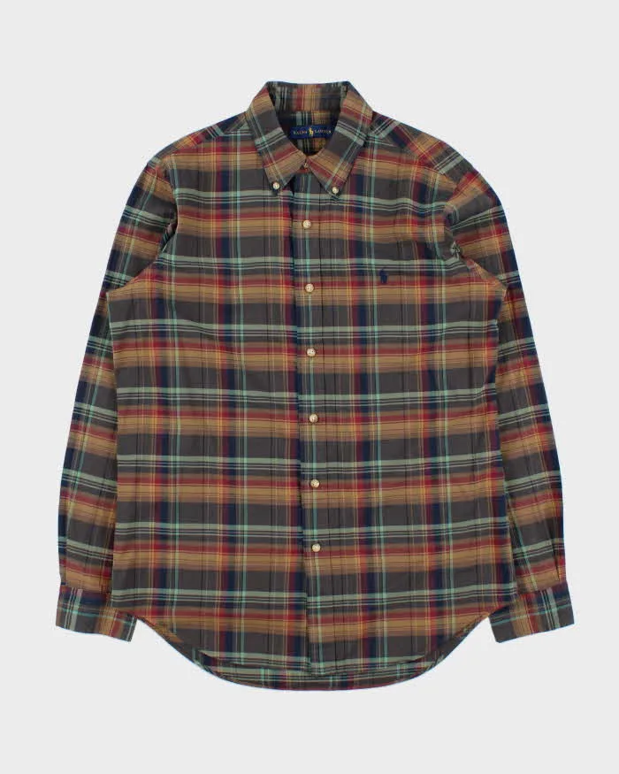 Vintage Ralph Lauren Plaid Long Sleeve Shirt - M sold by Rokit