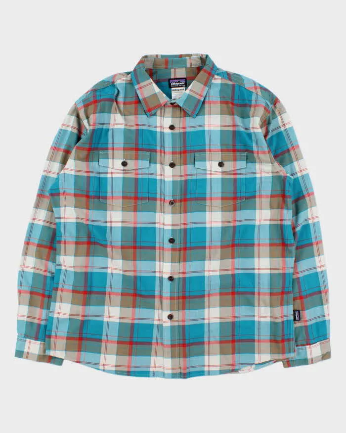 Vintage Patagonia Plaid Long Sleeve Flannel Shirt - L sold by Rokit