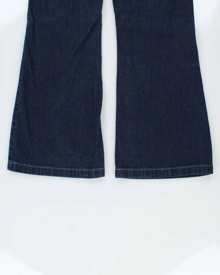 Vintage Silver Wide Flare Leg Jeans - W27 L31 sold by Rokit product image thumbnail 5