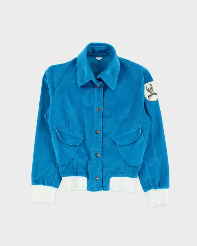 Vintage Y2K 00s Chalet Bustle Women's Corduroy Collared Bomber Jacket - S sold by Rokit