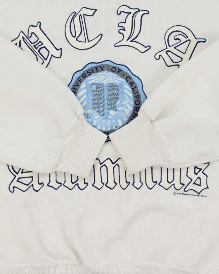 Vintage 1987 Wideworld Sportswear UCLA Jerzees Super Made In USA Crewneck Sweatshirt - S sold by Rokit product image thumbnail 4