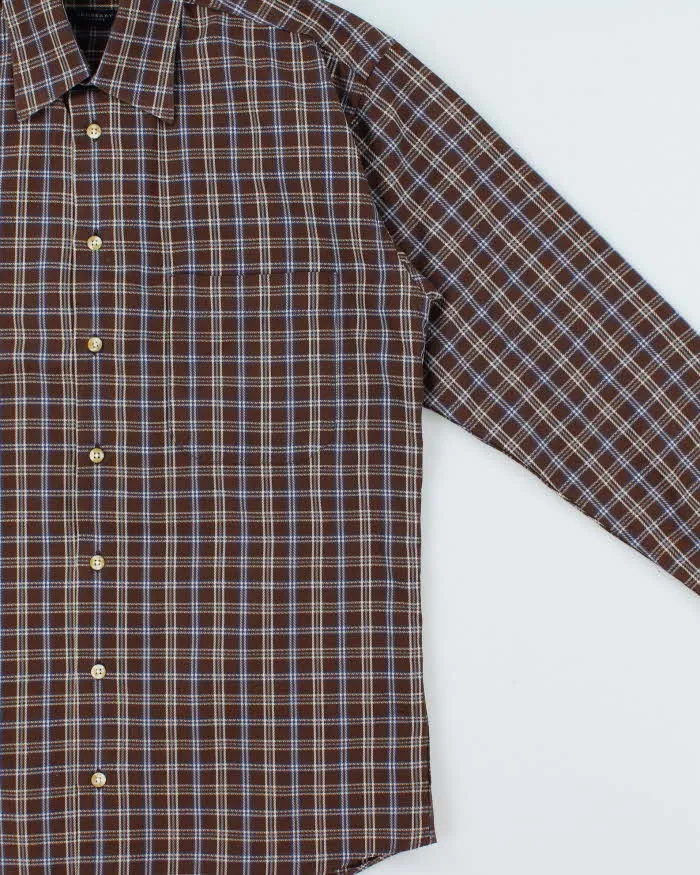 Vintage Y2K 00s Burberry Nova Check Made In USA Long Sleeve Shirt - S sold by Rokit product image thumbnail 3