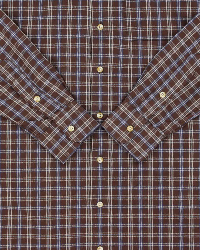 Vintage Y2K 00s Burberry Nova Check Made In USA Long Sleeve Shirt - S sold by Rokit product image thumbnail 4