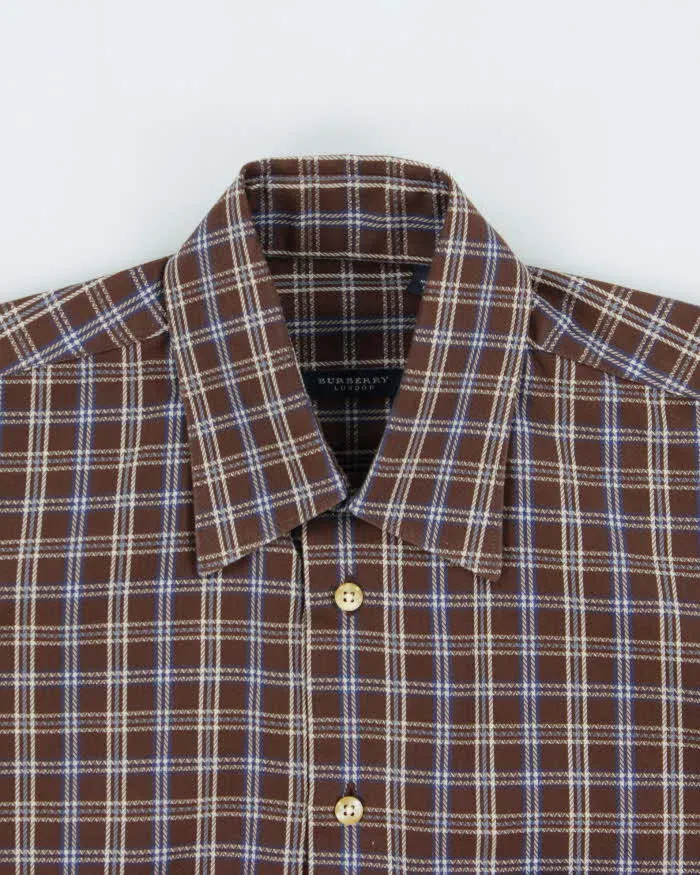 Vintage Y2K 00s Burberry Nova Check Made In USA Long Sleeve Shirt - S sold by Rokit product image thumbnail 5