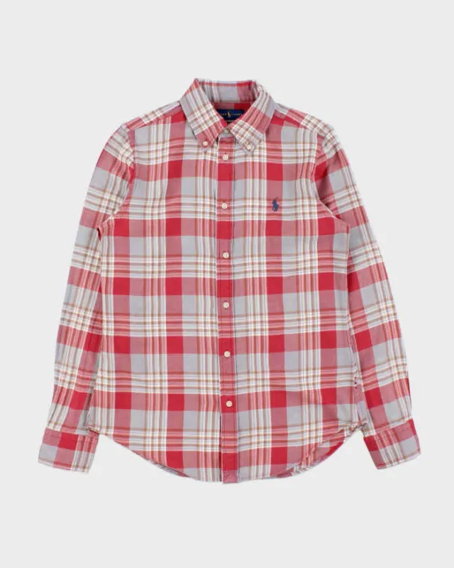 Vintage Ralph Lauren Check Long Sleeve Shirt - M sold by Rokit